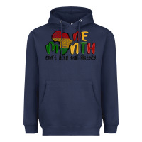 Navy one month cant hold our history Heavyweight Hoodie - MaliasSmallBusiness