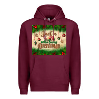 Burgundy just a girl who loves christmas tumbler Premium Hoodie - BundleAndBundleShop