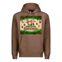 Chestnut just a girl who loves christmas tumbler Premium Hoodie - BundleAndBundleShop