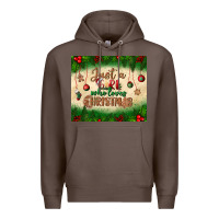 Coffee just a girl who loves christmas tumbler Premium Hoodie - BundleAndBundleShop