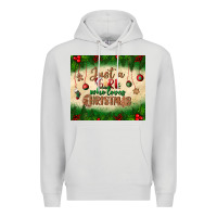 Dove Grey just a girl who loves christmas tumbler Premium Hoodie - BundleAndBundleShop
