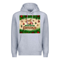 Just A Girl Who Loves Christmas Tumbler Premium Hoodie | Teevron