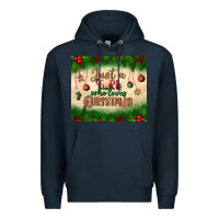 Navy just a girl who loves christmas tumbler Premium Hoodie - BundleAndBundleShop