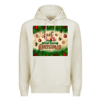 Oatmeal Heather just a girl who loves christmas tumbler Premium Hoodie - BundleAndBundleShop