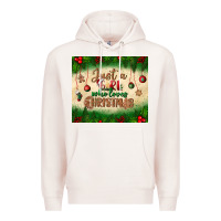 Pale Pink just a girl who loves christmas tumbler Premium Hoodie - BundleAndBundleShop
