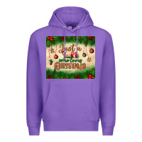 Purple just a girl who loves christmas tumbler Premium Hoodie - BundleAndBundleShop