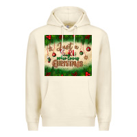 Sandshell just a girl who loves christmas tumbler Premium Hoodie - BundleAndBundleShop