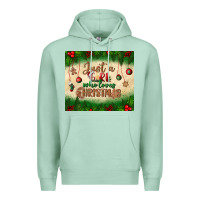 Seafoam just a girl who loves christmas tumbler Premium Hoodie - BundleAndBundleShop