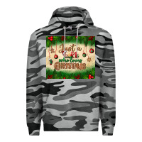 Slate Camo just a girl who loves christmas tumbler Premium Hoodie - BundleAndBundleShop