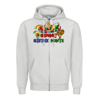 Dove Grey hispanic heritage month Zipper Hoodie - BundleAndBundleShop