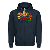 Navy hispanic heritage month Zipper Hoodie - BundleAndBundleShop