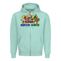 Seafoam hispanic heritage month Zipper Hoodie - BundleAndBundleShop