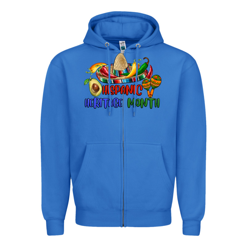 Hispanic Heritage Month Zipper Hoodie by BundleAndBundleShop | Teevron