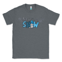 Charcoal Heather winter let it snow Classic Tee - JahusDesignShop