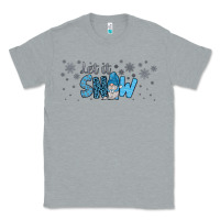 Heather Grey winter let it snow Classic Tee - JahusDesignShop