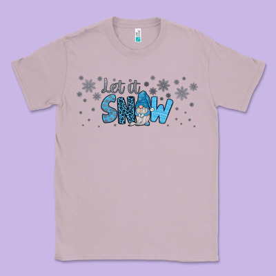 Winter Let It Snow Classic Tee Designed By Jahusdesignshop