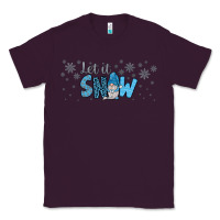 Plum winter let it snow Classic Tee - JahusDesignShop