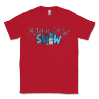 Red winter let it snow Classic Tee - JahusDesignShop