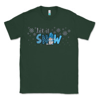 Sports Green winter let it snow Classic Tee - JahusDesignShop
