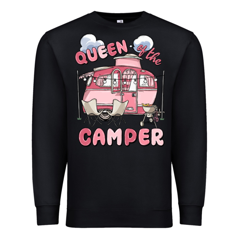 Queen Of The Camper Premium Sweatshirt by MaliasSmallBusiness | Teevron