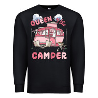 Black queen of the camper Premium Sweatshirt - MaliasSmallBusiness