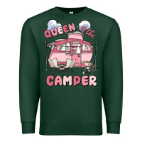 Sports Green queen of the camper Premium Sweatshirt - MaliasSmallBusiness