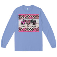 Colony Blue peace love racing Long Sleeve Tee - JahusDesignShop