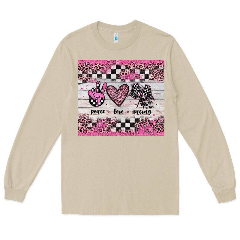 Peace Love Racing Long Sleeve Tee by JahusDesignShop | Teevron