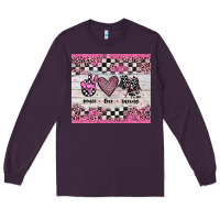 Plum peace love racing Long Sleeve Tee - JahusDesignShop