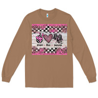 Toasted Coconut peace love racing Long Sleeve Tee - JahusDesignShop