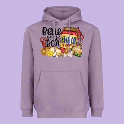 Belle Of The Boil Crab Oil Heavyweight Hoodie Designed By Maliassmallbusiness