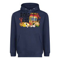 Navy belle of the boil crab oil Heavyweight Hoodie - MaliasSmallBusiness