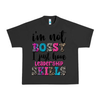 Pigment Black ı'm not bossy ı just have leadership skills Urban Heavy Tee - FaDigitalArtStudio