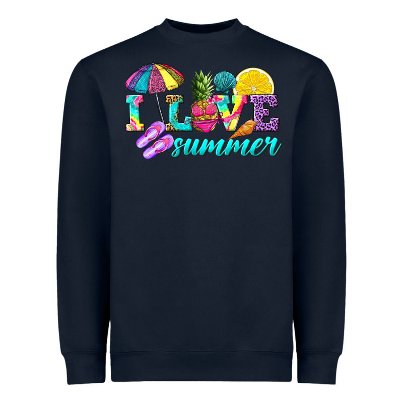 I Love Summer Heavyweight Sweatshirt by texasbilliewilder | Teevron