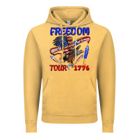 Vintage Mustard freedom born to be free tour 1776 Vintage Hoodie - texasbilliewilder