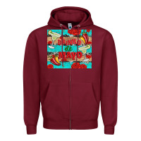 Burgundy drinko de mayo Zipper Hoodie - Artiststas