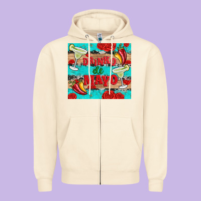 Drinko De Mayo Zipper Hoodie Designed By Artiststas