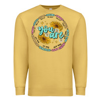 Antique Gold you are inspiration Premium Sweatshirt - MaliasSmallBusiness