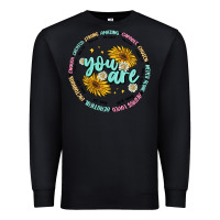 Black you are inspiration Premium Sweatshirt - MaliasSmallBusiness