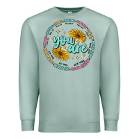 Seafoam you are inspiration Premium Sweatshirt - MaliasSmallBusiness