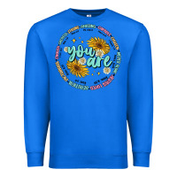 True Royal you are inspiration Premium Sweatshirt - MaliasSmallBusiness