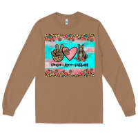 Peace Love Pitbull Long Sleeve Tee | Teevron