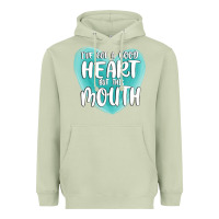 Matcha i have got a good heart but this mouth Heavyweight Hoodie - MaliasSmallBusiness