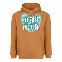 Meerkat i have got a good heart but this mouth Heavyweight Hoodie - MaliasSmallBusiness