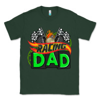 Sports Green racing dad with racing oto equipment Classic Tee - AdoDesignShop