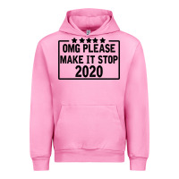 Fuchsia Pink Omg Please Make It Stop 2020 Urban Hoodie - Bettercallsaul