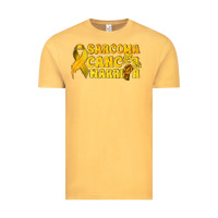 Vintage Mustard Sarcoma Cancer Warrior Vintage Tee - texasbilliewilder