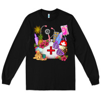 Black nurse  summer Long Sleeve Tee - AdoDesignShop