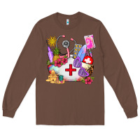 Chestnut nurse  summer Long Sleeve Tee - AdoDesignShop
