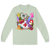 Matcha nurse  summer Long Sleeve Tee - AdoDesignShop